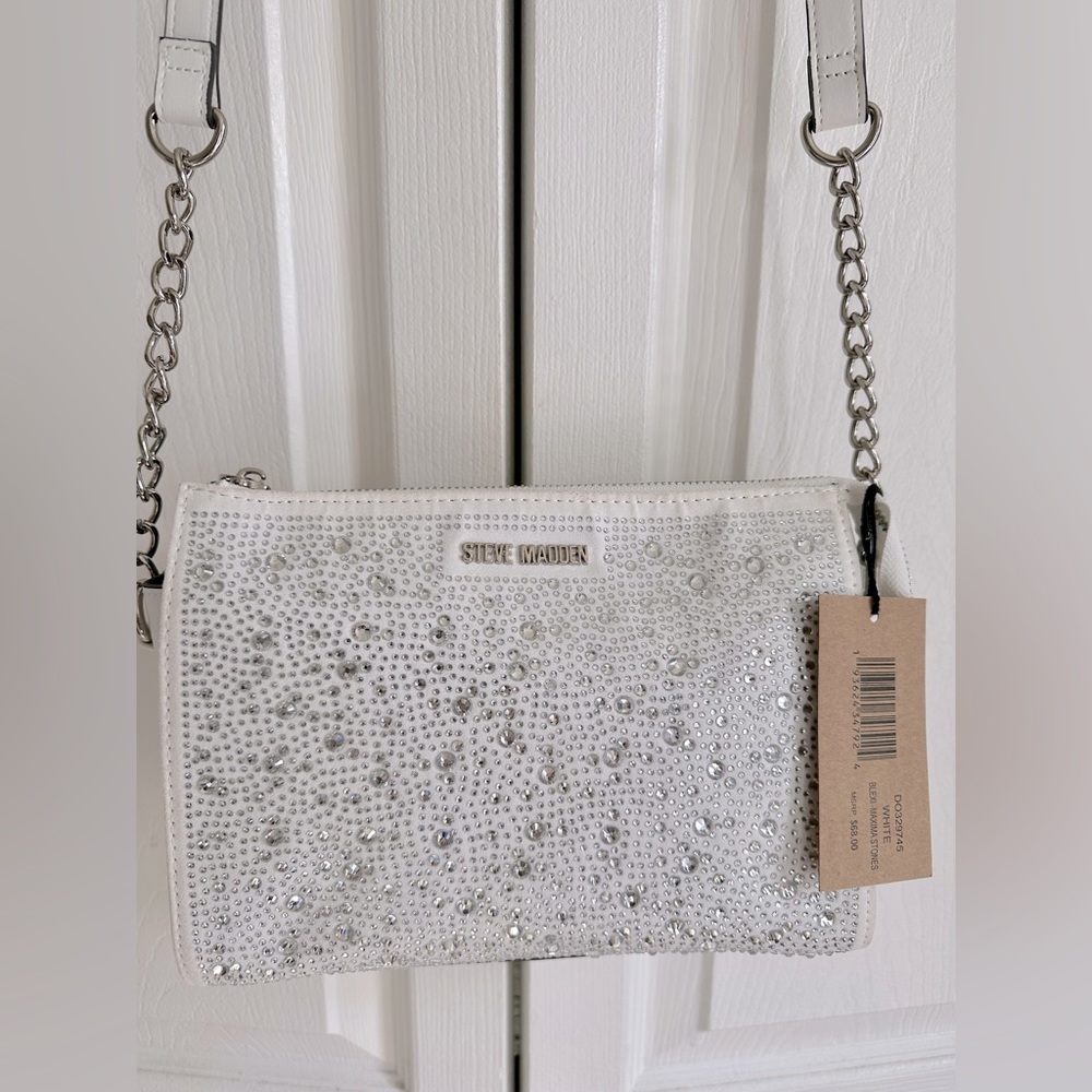 NWT STEVE MADDEN PURSE Blexi-Maxima Stones